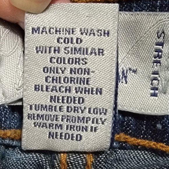 36 Tall Plus Venezia Woman Medium Wash Stretch Blue Denim Jeans NWT - Picture 8 of 10